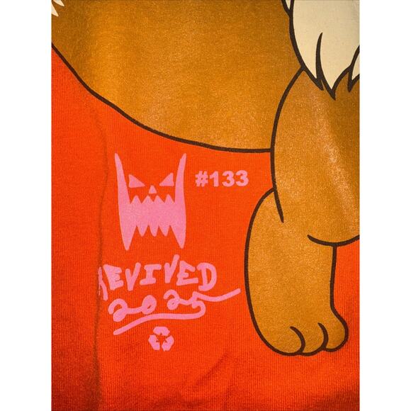 Asspizza x Pokémon Halloween Eevee T-Shirt Orange Large 22x28 Limited Graphic - Picture 3 of 5